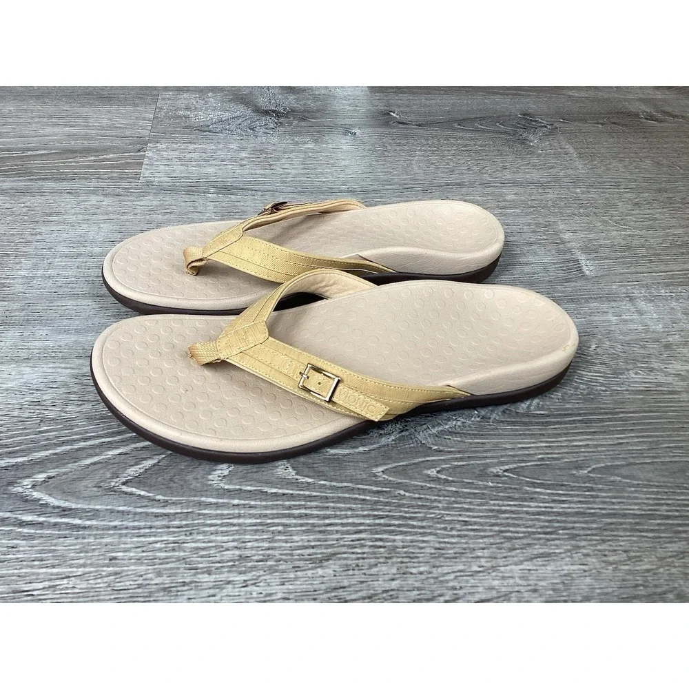 Vionic Patty Yellow Flip Flop Sandals Womens Size 11 TVW5409